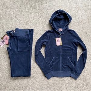 NWT Juicy Couture Regal Tracksuit Top S + Pants P
